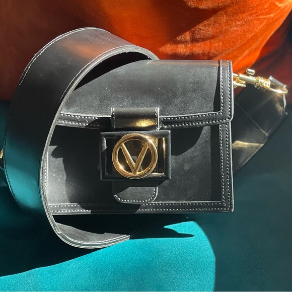 Valentino Handbags - Valentino by Mario Valentino - SCARLETT ROPE LEATHER CROSSBODY IN BLACK